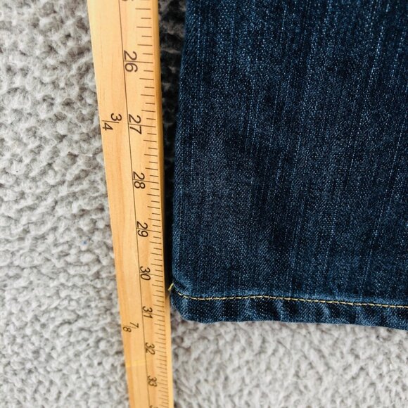 Chicos Jeans Womens 1 US 8 Blue Dark Wash Platinum Denim Radiant RG Straight Leg - Picture 9 of 11